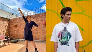 Alina Lozano y su novio Jim Velásquez