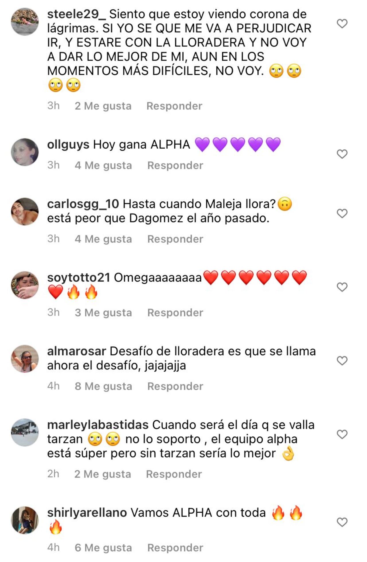 Desafío The box Instagram