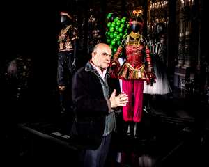 Paris FRANCE - May 24: Fashion Designer, Christian Lacroix poses during a photo-shoot on May 24, 2019 in Moulin, France. (Photo by Stephane Grangier - Corbis/Corbis via Getty Images) on May 24, 2019 in Moulin, France.