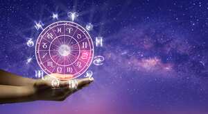 Signos zodiacales astrológicos dentro del círculo del horóscopo. Astrología, conocimiento de las estrellas en el cielo sobre la vía láctea y la luna. El poder del concepto del universo. Foto: Getty Images.