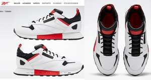 Estas son las zapatillas Reebok Classic Leather de color blanco, escogidas por el denunciante en la página oficial de la marca en internet, con un costo de 266.670 pesos.