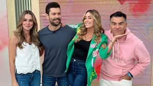 Catalina Gómez, Juan Diego Vanegas, Carolina Soto y Carlos Calero, presentadores de "Día a Día"