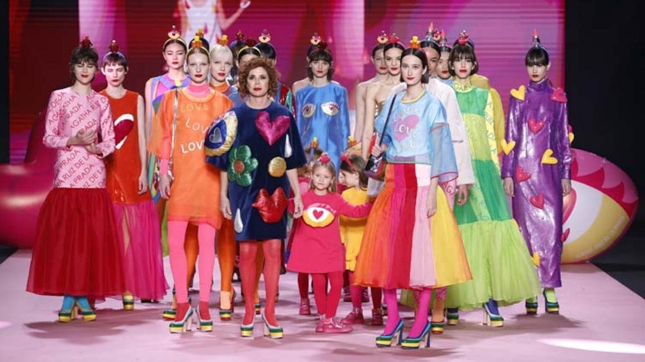 Desfile otoño-invierno 23-24 Ágatha Ruiz de la Prada, Mercedes-Benz Fashion Week