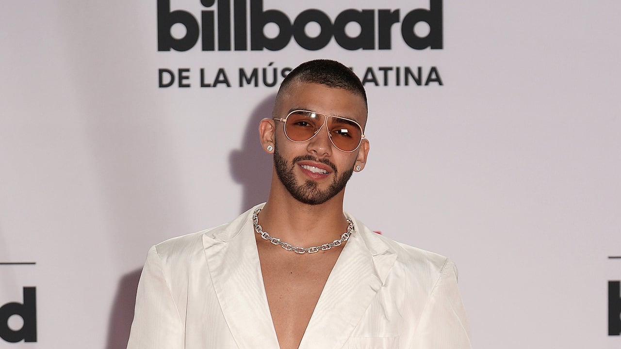 Manuel Turizo en una entrega de los premios Billboard.
