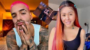 Maluma y Yina Calderón se dieron un beso en 2013 en "Protagonistas de Nuestra Tele".