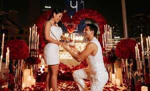 Luisa Fernanda W y Pipe Bueno se comprometieron en Dubai