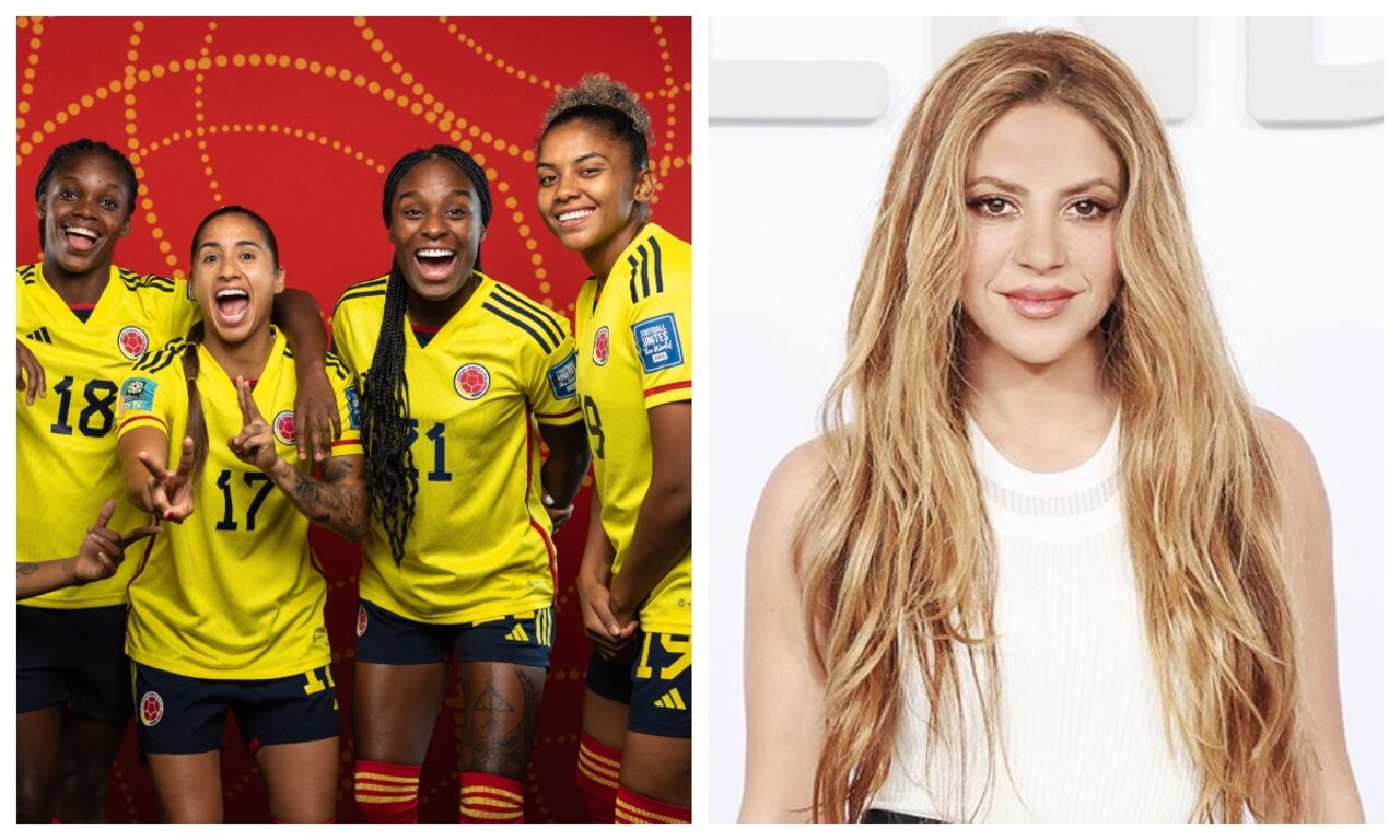 Selección Colombia Femenina es apoyada por Shakira
