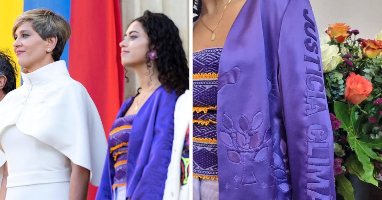 El traje de Sofía Petro carga con un importante mensaje social en su diseño