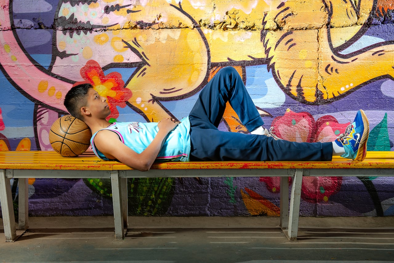 Juan José Sánchez, un niño de Manizales que aspira a ser uno de los mejores jugadores de baloncesto en el mundo