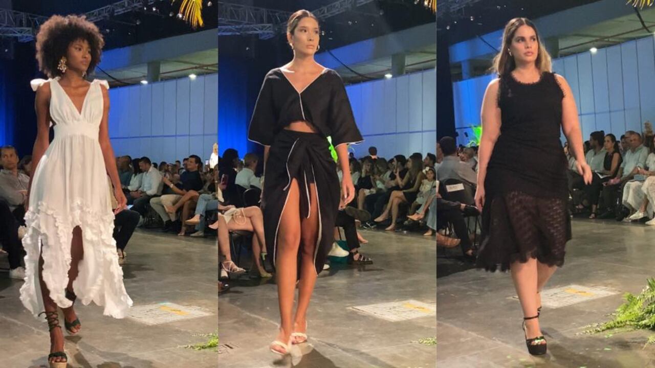 Pasarelas en Baharí moda expo: Praia, Ancora y Waimari.