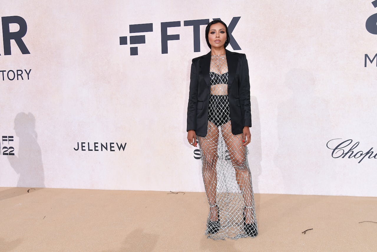 Kat Graham en in evento del Festival de Cine de Cannes.