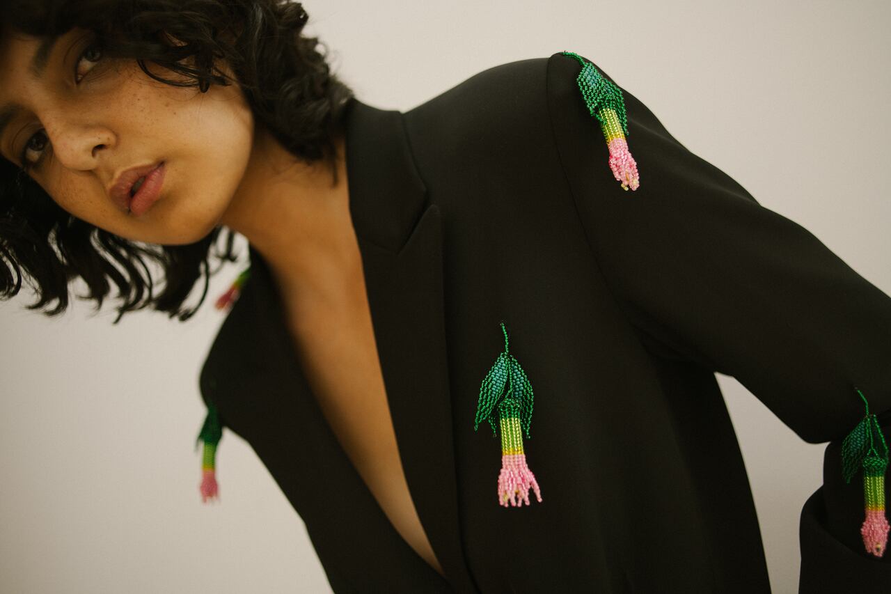 Prenda de la colección 'Jardín' de Atelier Crump.
