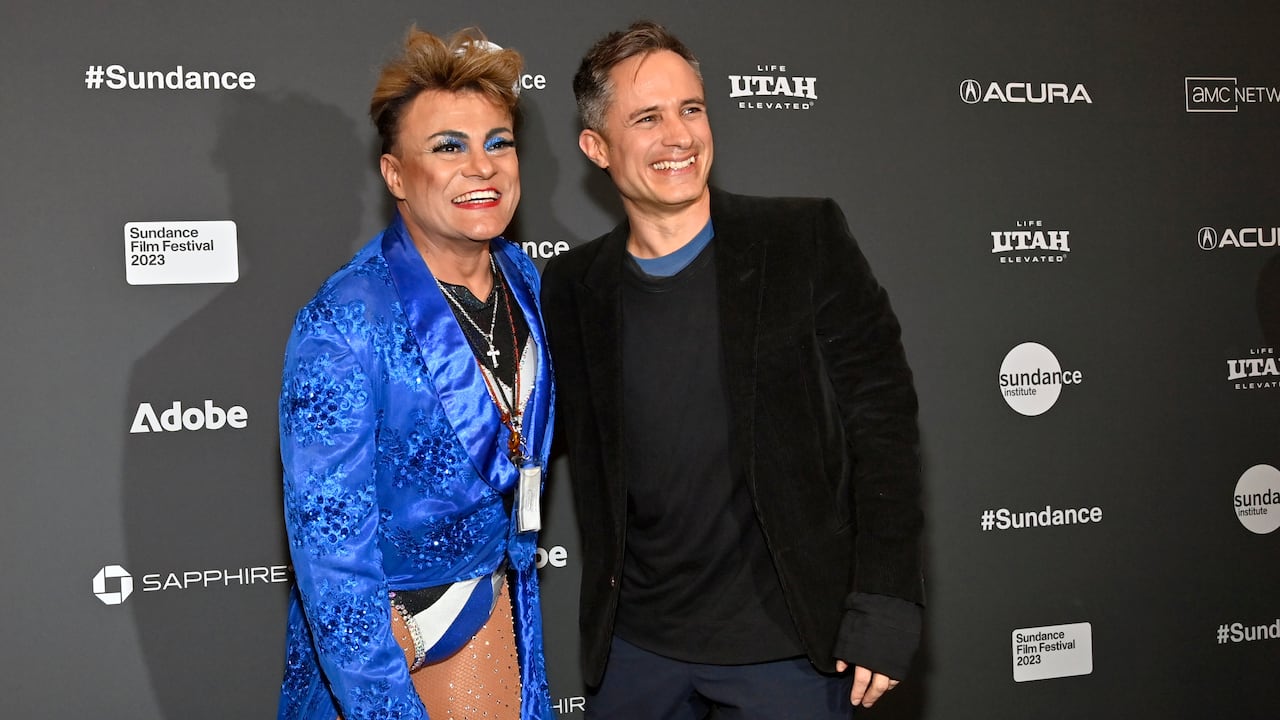PARK CITY, UTAH - JANUARY 20: Saúl Armendáriz (L) and Gael García Bernal attend the 2023 Sundance Film Festival "CASSANDRO" Premiere at the Ray Theater on January 20, 2023 in Park City, Utah. (Photo by David Becker/Getty Images for Prime Video )