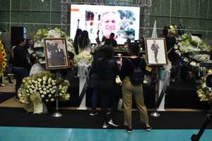 Feretro de Dario Gómez