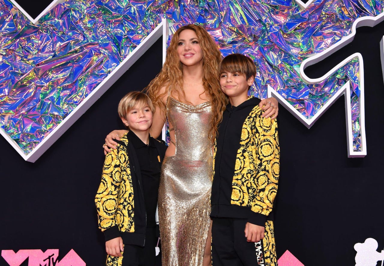 Shakira y sus hijos