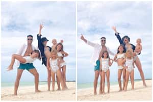 El colombiano está tomándose unas vacaciones con su familia luego de terminar la temporada del Rayo Vallecano.