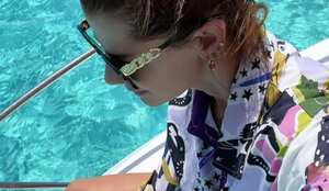 La presentadora disfrutó de un espacio con su pareja sentimental.