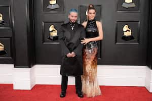 J Balvin y Valentina Ferrer