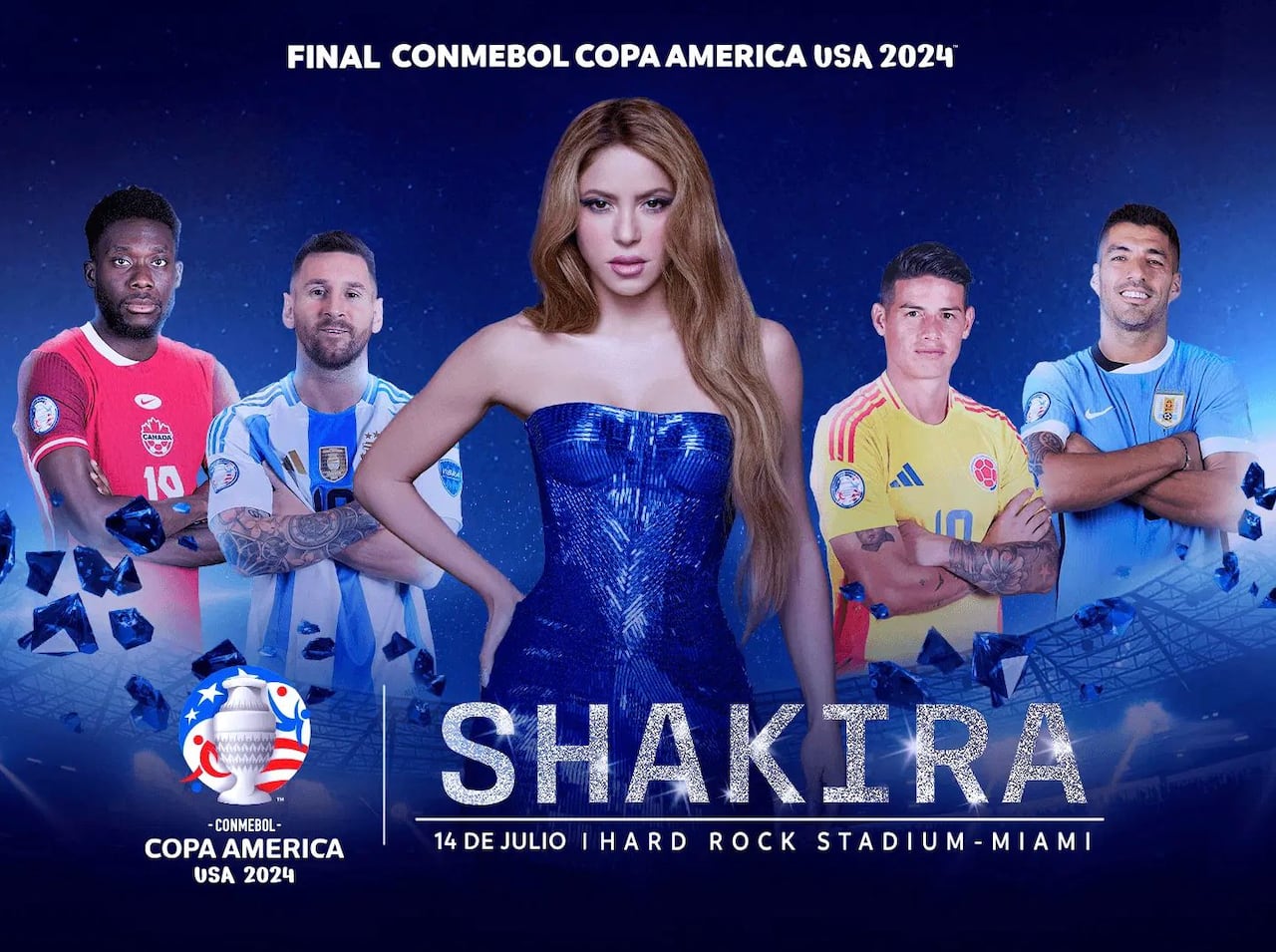 La barranquillera será la encargada de amenizar la gran final de la Copa América.