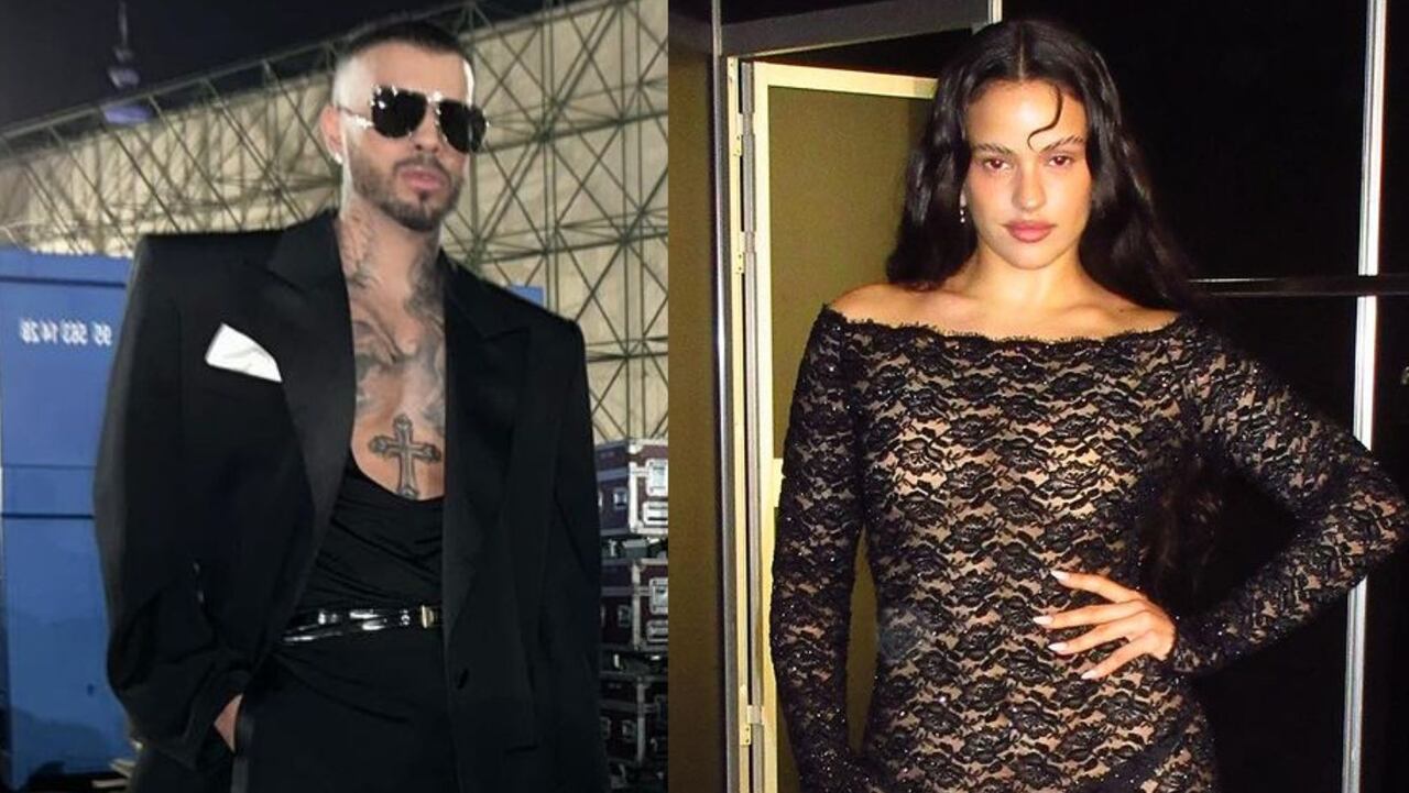 ¿Se lanzaron indirectas? Así fue el paso de Rauw Alejandro y Rosalía en los Latin Grammy 2023