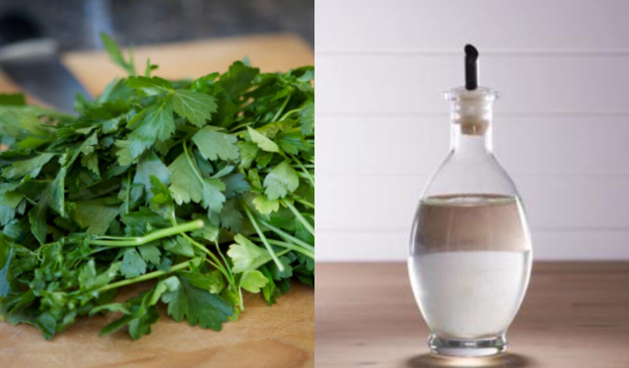 Perejil, vinagre