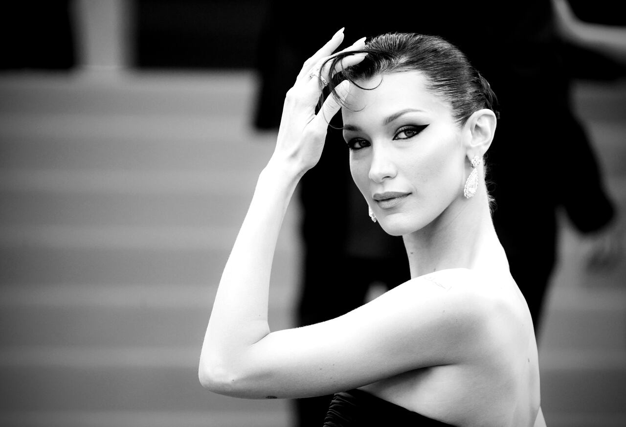Bella Hadid en el Festival de Cine de Cannes.