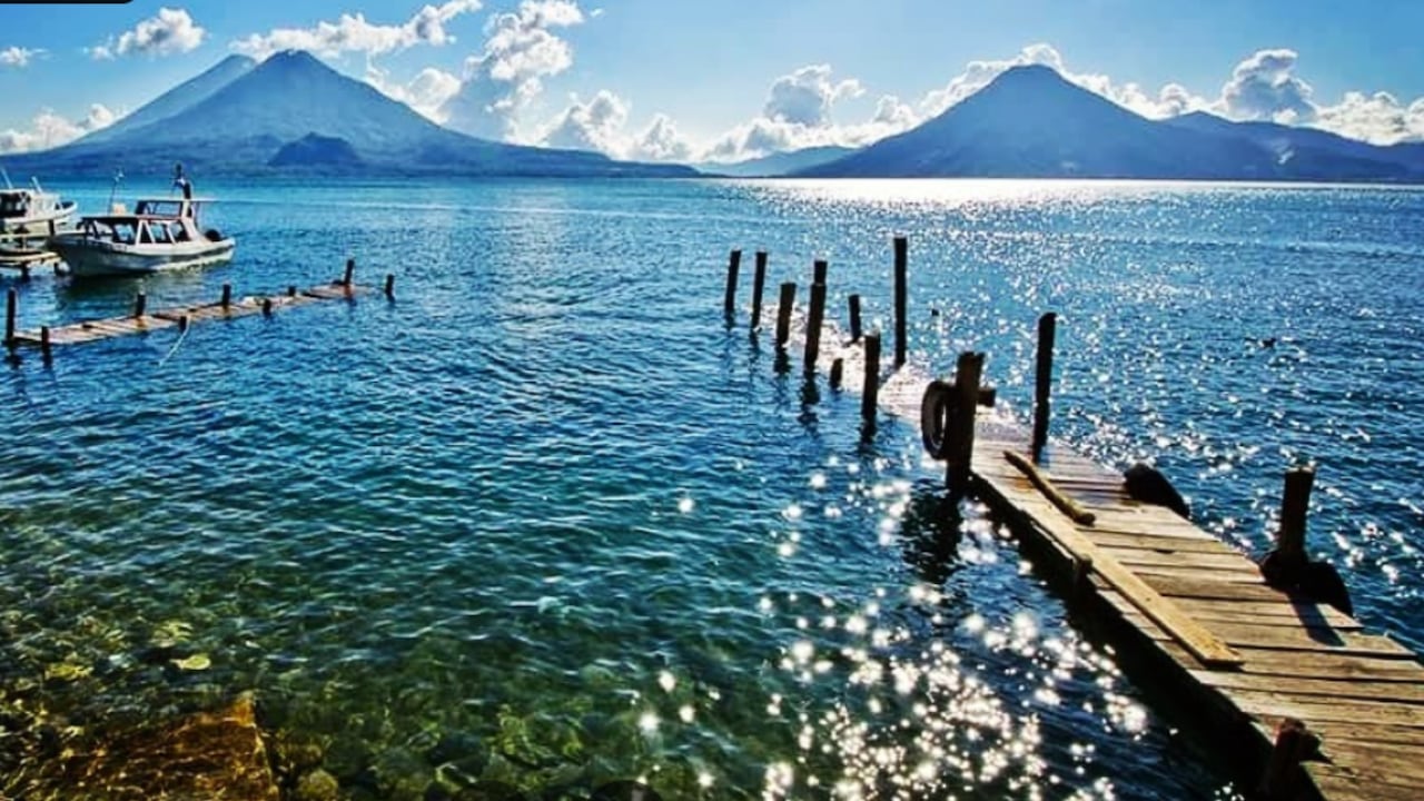 Lago de Atitlán, en Guatemala