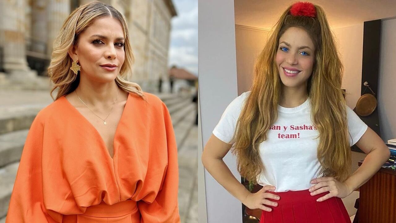 La tierna reacción de una de las gemelas de Adriana Lucía al escuchar a Shakira