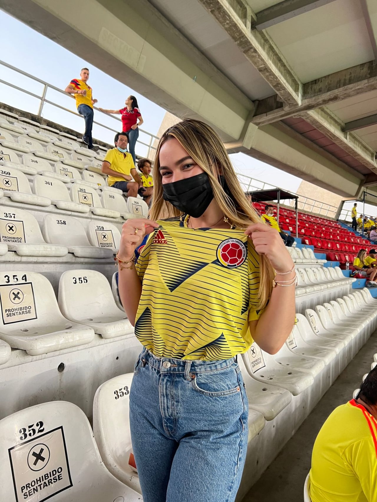 Hincha de la Selección Colombia.