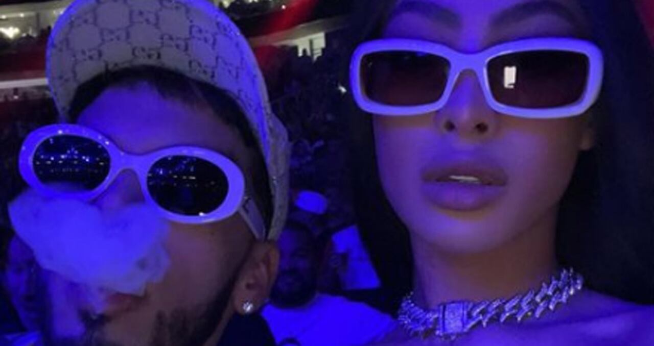 Anuel AA - Yailin - Foto tomada de Instagram @anuel