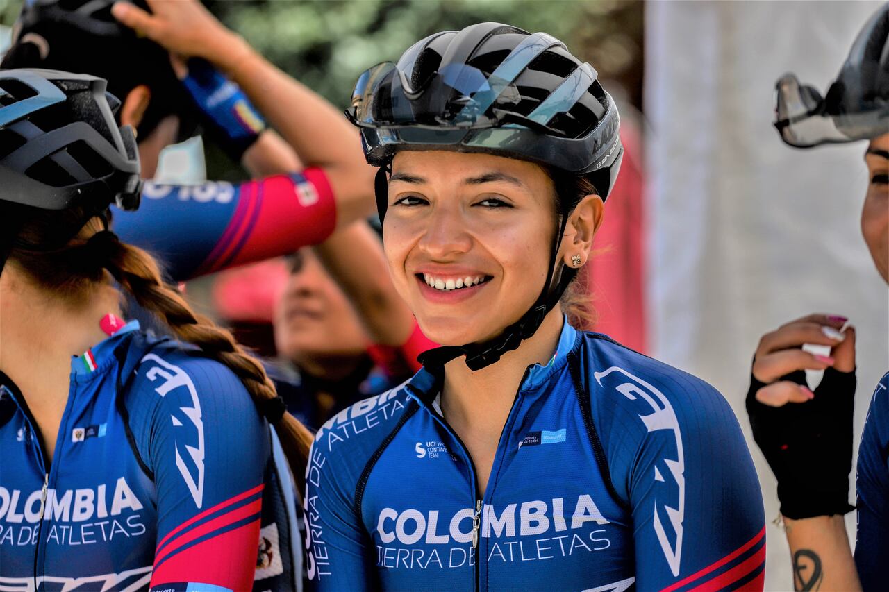 Tatiana Ducuara, en el cuarto día de competencia del Giro Donne.