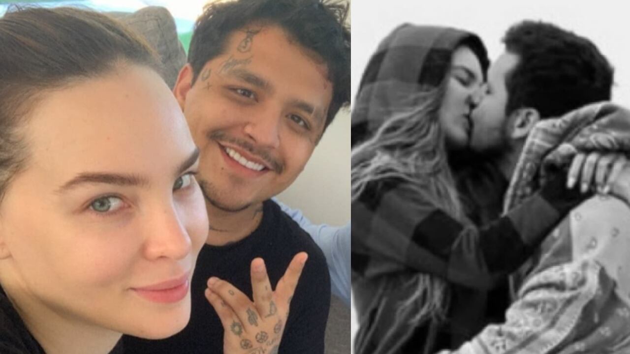 Belinda y Christian Nodal rompen su compromiso. Foto montaje Semana