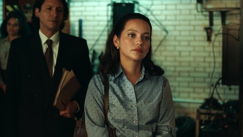 Palacio. Natalia Reyes as Pilar Navarrete in Palacio. Cr. Courtesy of Netflix ©2026