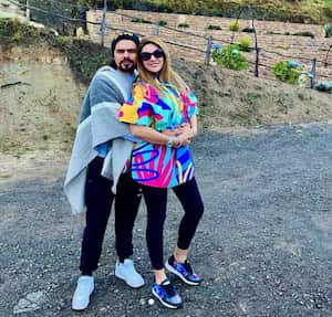 Ana Karina Soto y su esposo Alejandro Aguilar