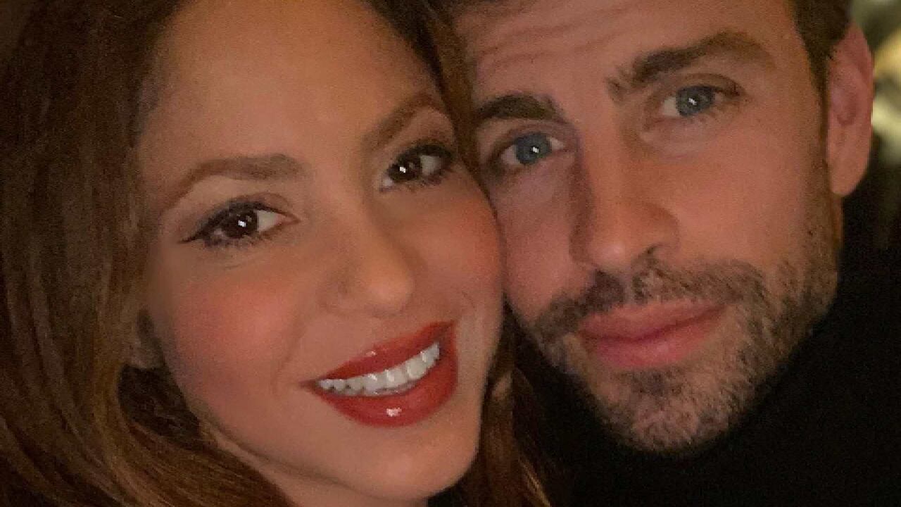 Shakira junto a su pareja, el futbolista Gerard Piqué.