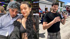 Rauw Alejandro, Rosalía y Sebastián Yatra