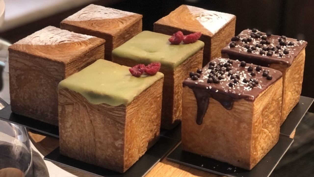 Croissant en cubo se vende en Londres
