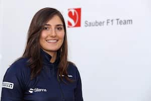 Tatiana Calderón, piloto de desarrollo del Sauber de la Fórmula Uno