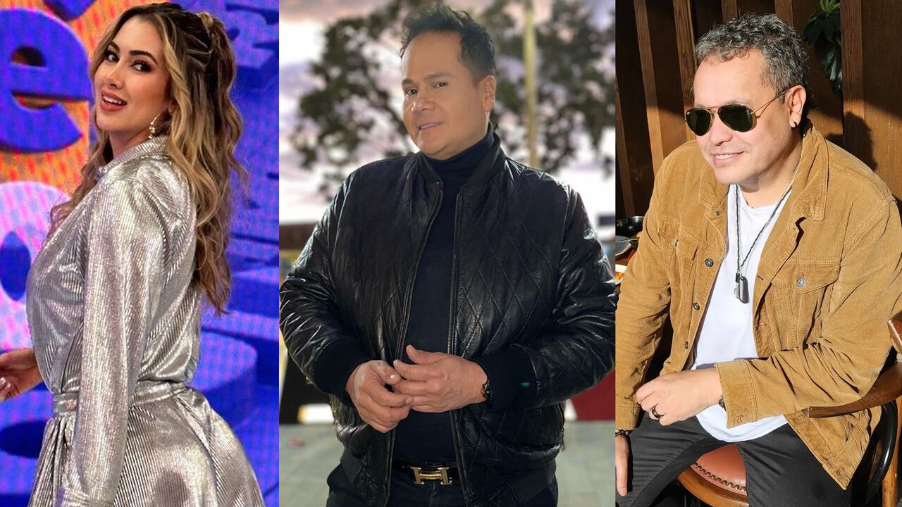 Nanis Ochoa renunció a su puesto en Lo sé todo cuando Ariel Osorio presentó en vivo una imagen de ella con Danny Marín. Fotos: Instagram @nanis8a - @arielosorio1 - @dannymaring.