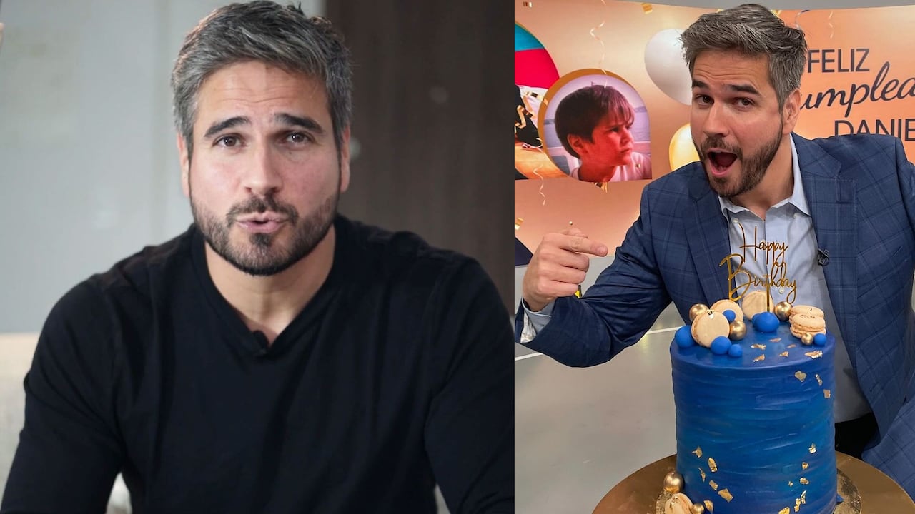 Al presentador colombiano le celebraron su cumpleaños en el set del programa internacional.