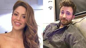 Shakira y Chris Evans