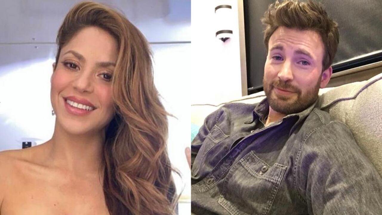 Shakira y Chris Evans