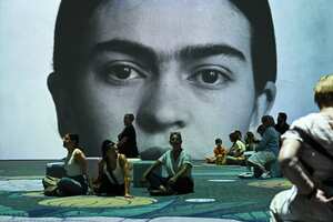 Exposición 'Vida y obra de Frida Kahlo'.