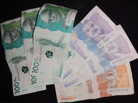 dinero, plata, billetes, moneda, salario mínimo, salario mínimo legal vigente