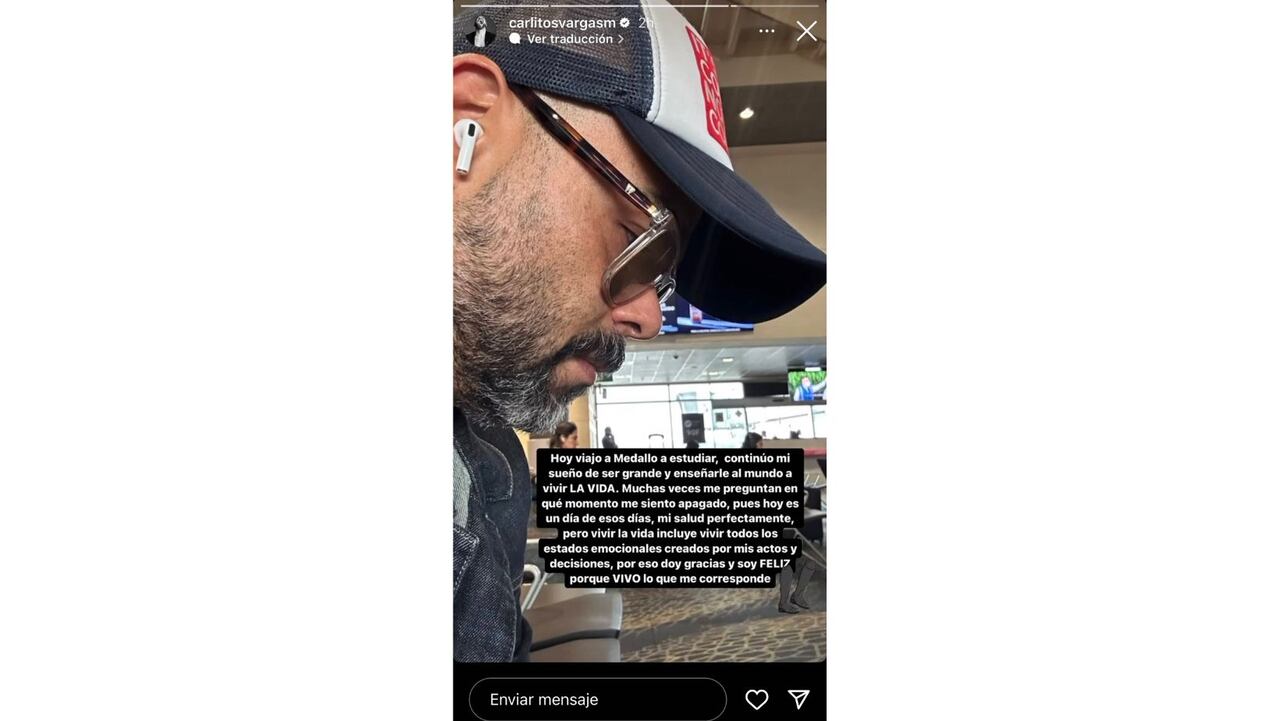 "Continúo mi sueño de ser grande": Carlos Vargas habló del nuevo rumbo que está tomando su vida