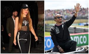 Shakira estuvo en Londres para ver a Lewis Hamilton en la Fórmula 1.