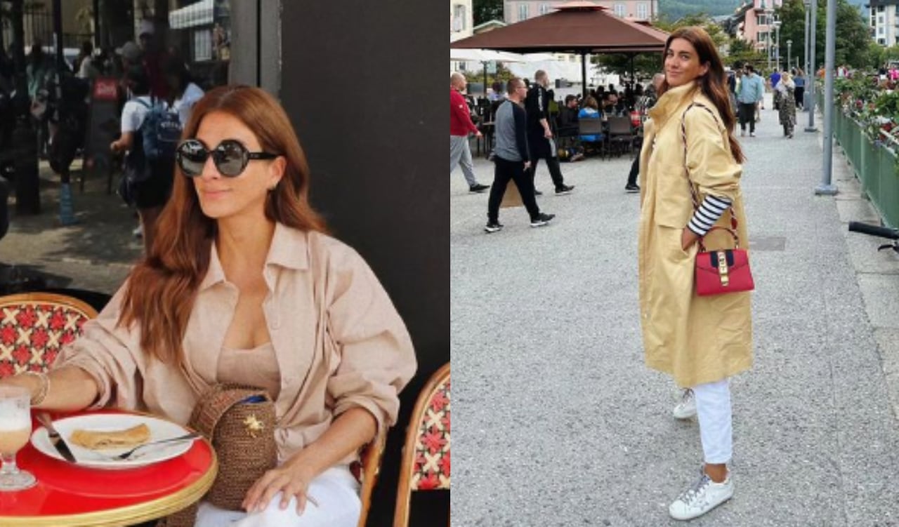 Andrea Serna disfrutó de varios escenarios en Europa junto a su familia.