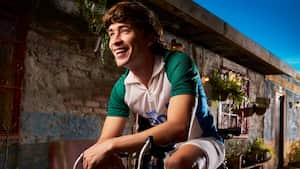 El actor asumió el reto de interpretar a Rigoberto Urán en Rigo. Foto: Cortesía RCN.