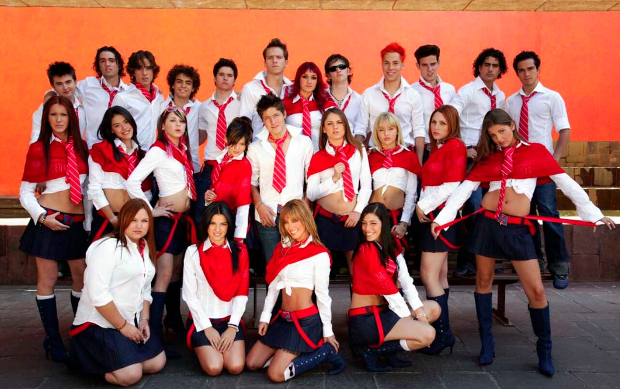 Elenco de la telenovela Rebelde.