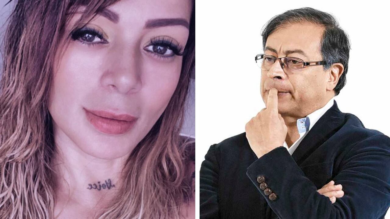 La cantante volvió a publicar en Twitter una crítica contra el candidato presidencial Gustavo Petro. Foto: Instagram @marbelle.oficial montaje SEMANA.